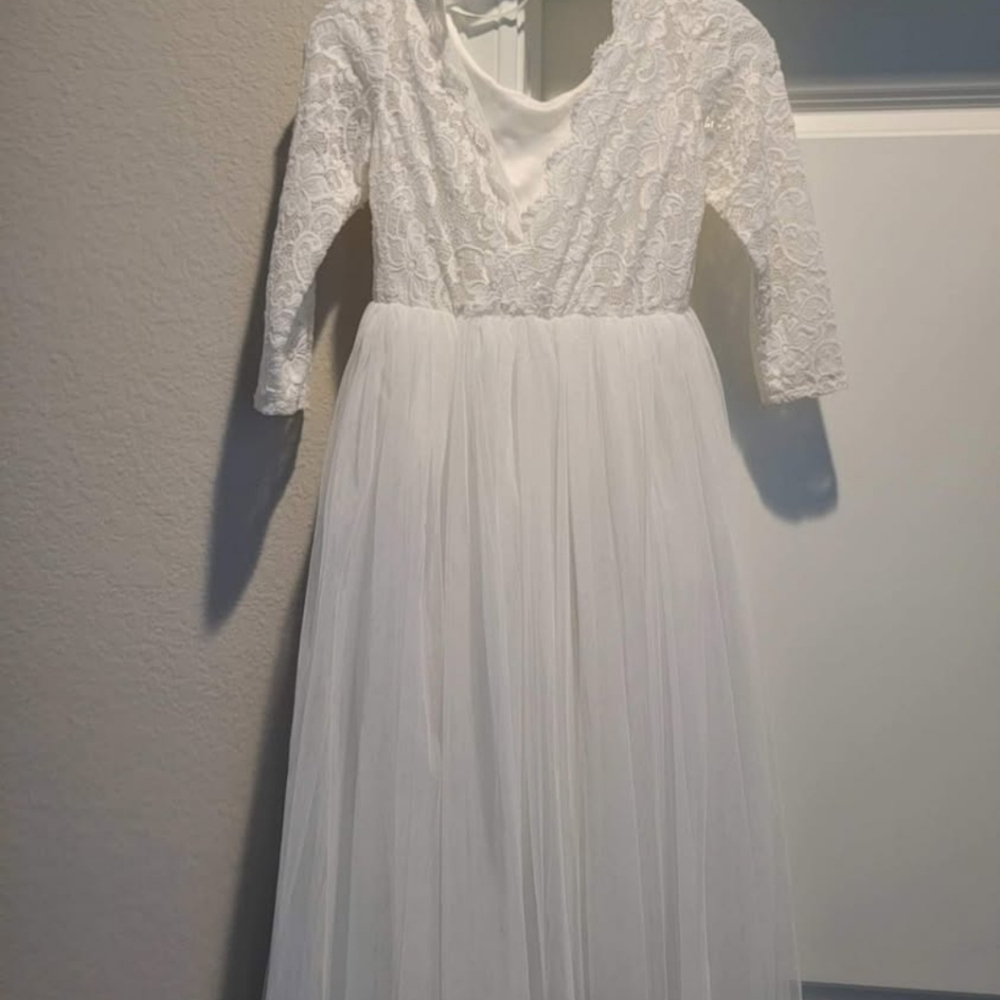 Girls 1st communion or flower girl dress